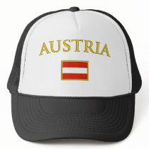 Golden Austria Trucker Hats