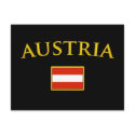 Golden Austria postcards