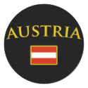 Golden Austria stickers