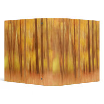 Golden Autumn Abstract 1.5" Photo Album 3 Ring Binder