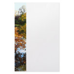 Golden Autumn Trees Custom Stationery