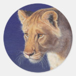 Golden Beauty Lioness sticker