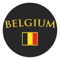 Golden Belgium stickers