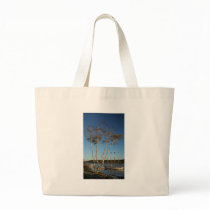 Golden Birch with ship Tote Bags
