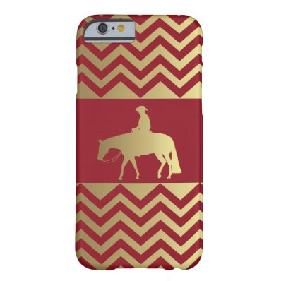 Golden/Bordeaux Western Pleasure Horse Barely There iPhone 6 Case