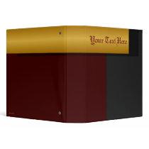 Golden Border Avery Binder by Paper_Products Golden Border Avery Binder