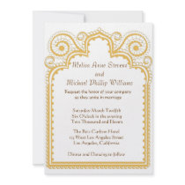 Golden Border Custom Invite