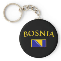 Golden Bosnia Key Chains