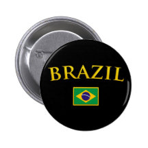 Golden Brazil Pin