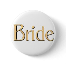 Golden Bride button