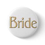 Golden Bride button