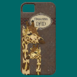 Golden Bronze Giraffes Amazing Dad  iPhone Case casemate cases