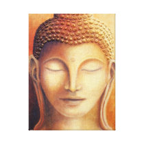 Golden Buddha canvas prints