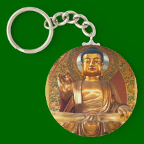 Golden Buddha - Keychain keychains
