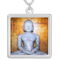 Golden Buddha Valentines Necklace