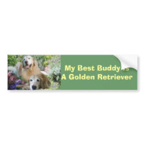 Golden Buddies Bumper Sticker bumper stickers
