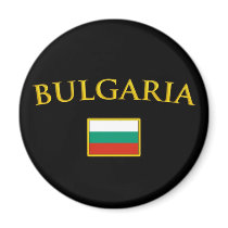 Golden Bulgaria magnets by boldhumor Golden Bulgaria magnets