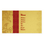 Golden business card 2 sided printed