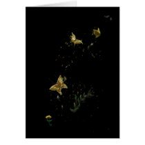 Golden Butterflies cards by Flynn_the_Cat Golden Butterflies cards