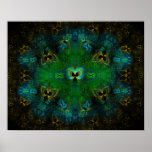 Golden Butterfly  EBSQ Art Print
