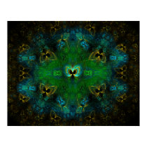 Golden Butterfly  EBSQ Art Print posters