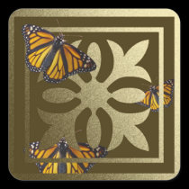 Golden Butterfly Sticker stickers