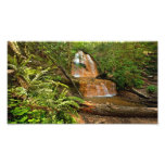 Golden Cascade Falls Art Photo