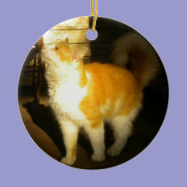 Golden Cat ornaments