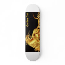 golden cat skateboard, Golden Cat by dawnmcininch golden cat skateboard, Golden Cat