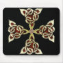 Golden Celtic Cross Mousepad