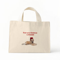 Golden Christmas bags