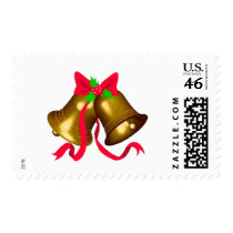 Golden Christmas Bells postage