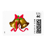 Golden Christmas Bells Stamp
