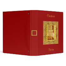 Golden Christmas Binder