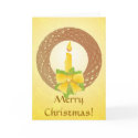 Golden Christmas Card