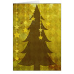 Golden Christmas Greeting Cards