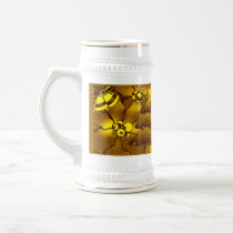 Golden Christmas Mug by elenaind Golden Christmas Mug