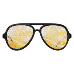 Golden christmas party sunglasses