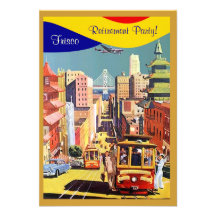 Golden City By The Bay San Francisco Invitations