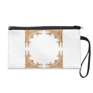 GOLDEN CLASSIC LATTICE WRISTLET PURSES