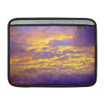 Golden clouds in the sunset sleeves for MacBook air