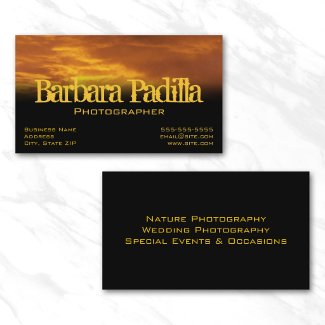 Golden Clouds Profile Card profilecard