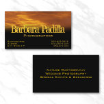 Golden Clouds Profile Card Business Card