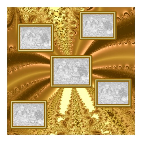 Golden Collage 1002 print