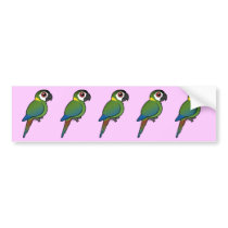 Golden-collared Macaw Bumper Sticker