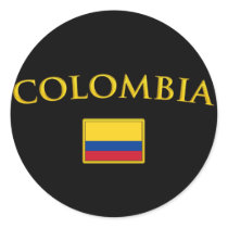 Golden Colombia stickers