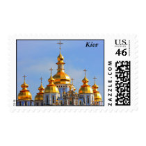 Golden copes of in cathedral in Kiev, Kiev Postage Stamps
