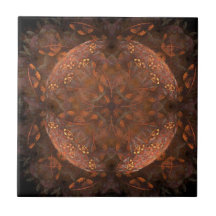Golden Copper Shimmer Tiles