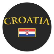 Golden Croatia stickers