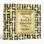 Golden Crosses 3 Ring Binders